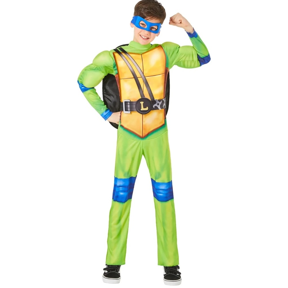 Teenage Mutant Ninja Turtles Leonardo Halloween Child Costume Size Large 10-12